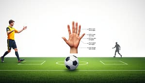 Handspiel im Fußball – Das sind die aktuellen Regeln